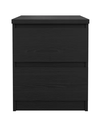 Tvilum 19.49" Wood 2 Drawer Nightstand
