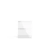 Tvilum 2 Drawer Nightstand White High Gloss