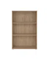Tvilum 48.66" Wood 3 Shelf Adjustable Bookcase
