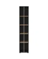Tvilum 80.59" Wood 10 Shelf Narrow Bookcase
