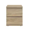 Tvilum Aurora 2 Drawer Nightstand, Oak Structure