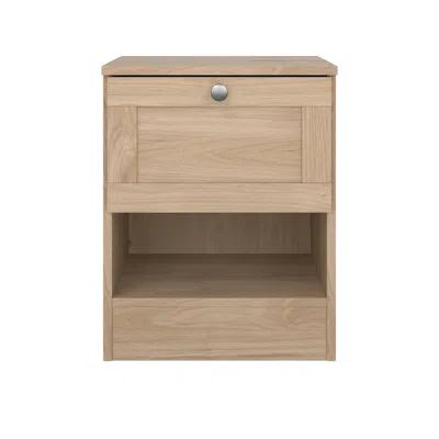 Tvilum Billund 1 Drawer Nightstand, Jackson Hickory