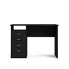 Tvilum Desk With 4 Drawers Black Woodgrain