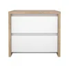 Tvilum Next 17-inch Tall 2-drawer Nightstand End Table