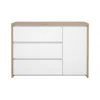 Tvilum Next 46-inch Wide 3-drawer And 1 Door Sideboard