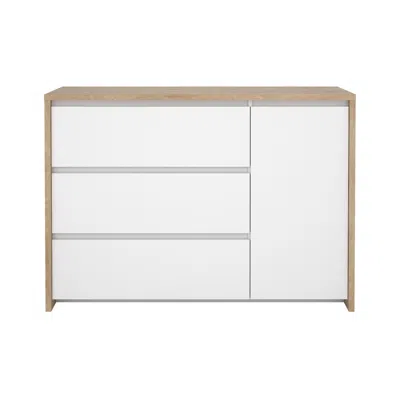 Tvilum Next 46-inch Wide 3-drawer And 1 Door Sideboard