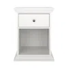 Tvilum North Nightstand 1 Drawer And Open Storage, White