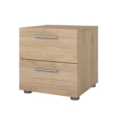 Tvilum Pepe 2 Drawer Nightstand, Jackson Hickory