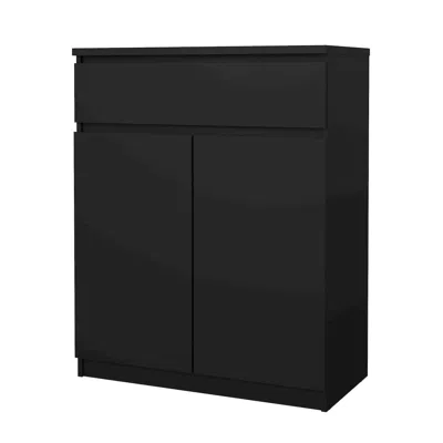 Tvilum Scottsdale 1 Drawer, 2 Door Sideboard, Black Matte