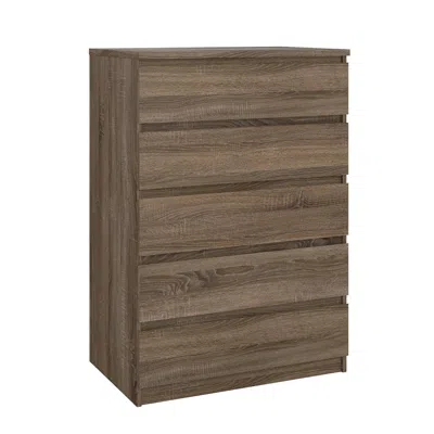 Tvilum Scottsdale 5 Drawer Chest, Truffle Oak