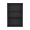 Tvilum Sign Adjustable 3 Shelf Bookcase, Open Storage Home Office Bookshelf, Matte Grey