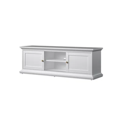 Tvilum Sonoma 2 Sliding Door Tv Stand, White