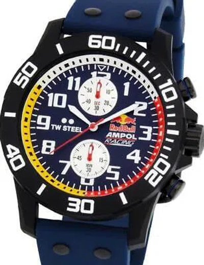 Pre-owned Tw Steel Tw-steel Ca6 Carbon Red Bull Ampol Racing