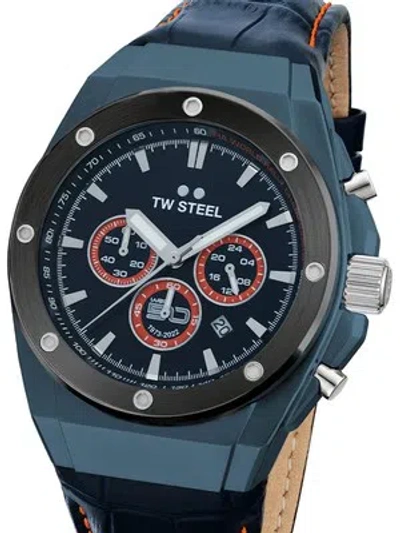 Pre-owned Tw Steel Tw-steel Ce4110 Ceo Tech Chronograph 45mm 10atm