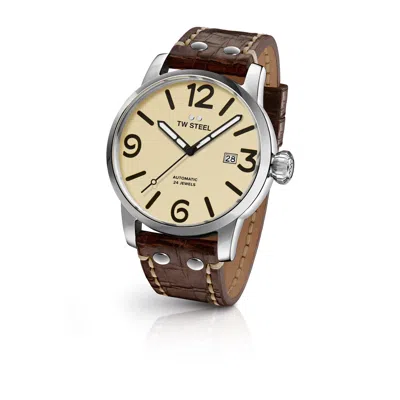 Tw Steel Men's Maverick 48mm Brown Automatic Watch