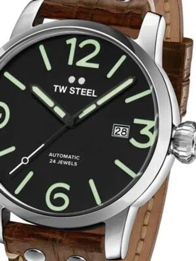 Pre-owned Tw Steel Ms16 Maverick Automatic 48mm 10 Atm