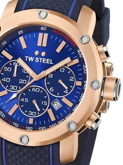 Pre-owned Tw Steel Ts3 Grandeur Tech 48 Mm 10 Atm