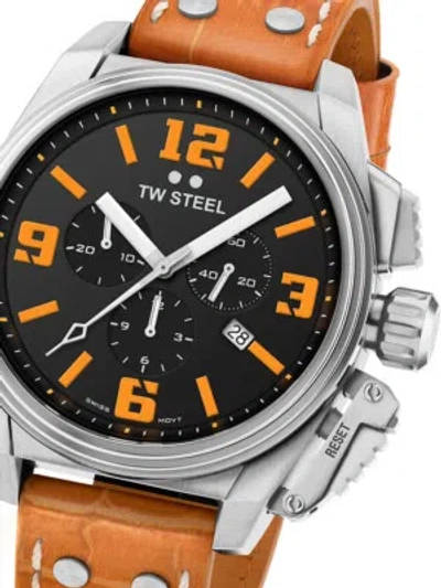Pre-owned Tw Steel Tw-steel Tw1012 Canteen Chronograph Limited Edition Mens Watch 46mm 10atm