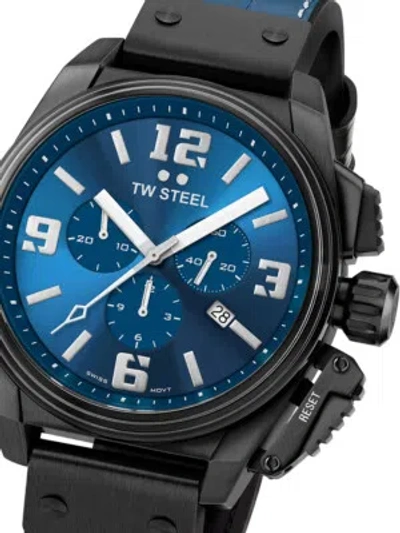 Pre-owned Tw Steel Tw-steel Tw1016 Canteen Chronograph Limited Edition Mens Watch 46mm 10atm