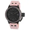 Tw Steel Women's Canteen Black Dial Watch In Pink