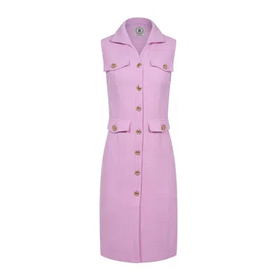 Tweedlabel Women's Katherine Pink Tweed Dress