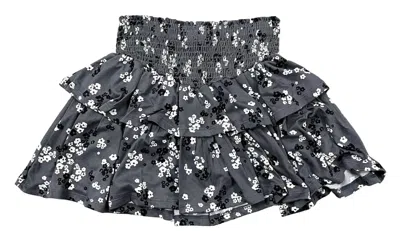 Tweenstyle Kids' Ditsy Floral Skirt In Grey In Multi