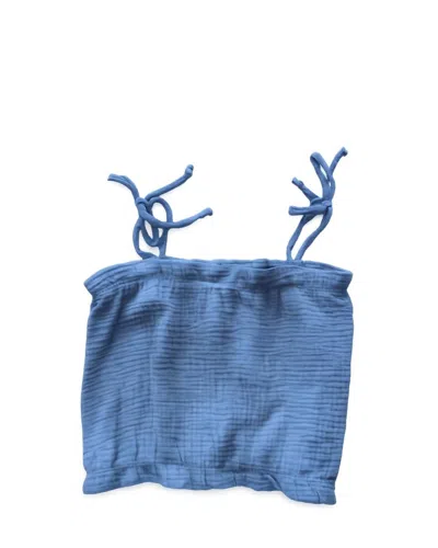 Tweenstyle Kids' Girl's Gauze Top In Blue