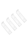 Tweezerman 4-pack Facial Razor Replacement Heads In Silver
