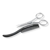 Tweezerman Men's Moustache Scissors With Comb