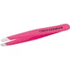 Tweezerman Mini Slant Tweezer In Neon Pink