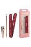 Tweezerman Vintage Rose Manicure Gift Set $23.50 Value In Pink