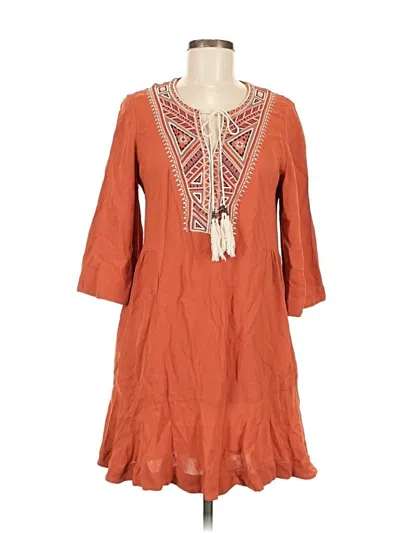 Pre-owned Twelfth Street By Cynthia Vincent Casual Dress In Orange