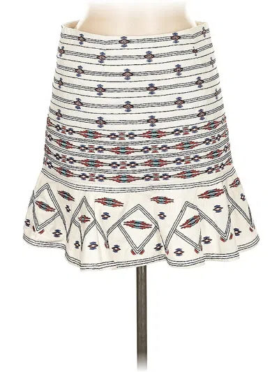 Pre-owned Twelfth Street By Cynthia Vincent Casual Skirt In White