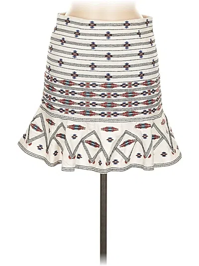 Pre-owned Twelfth Street By Cynthia Vincent Casual Skirt In White