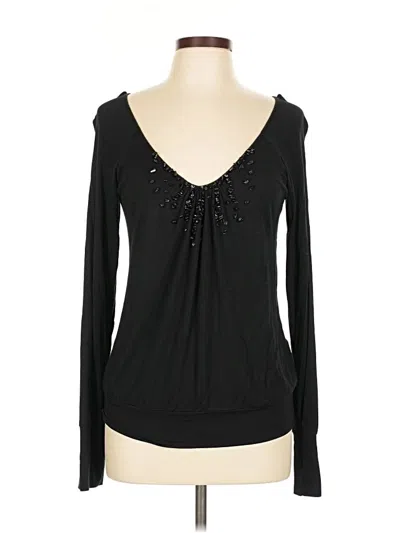 Pre-owned Twelfth Street By Cynthia Vincent Long Sleeve T-shirt In Black