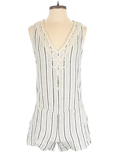 Pre-owned Twelfth Street By Cynthia Vincent Romper In Ivory
