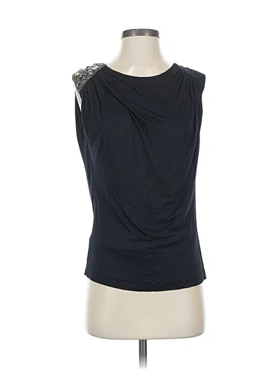 Pre-owned Twelfth Street By Cynthia Vincent Sleeveless Blouse In Black