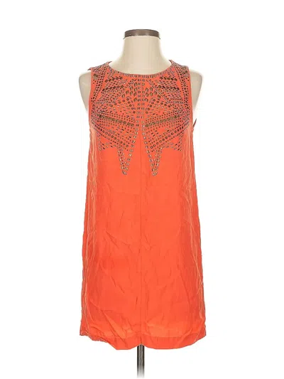 Pre-owned Twelfth Street By Cynthia Vincent Sleeveless Blouse In Orange