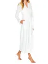 Twelve Eighty Eight Alissa Lightweight Full Length Robe In Ivory In Multi