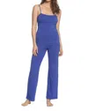 Twelve Eighty Eight Beyond The Basics Fold Down Yoga Lounge Pants In Royal Blue