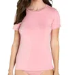 Twelve Eighty Eight Beyond The Basics Short Sleeve Crew Neck Tee In Silky Rose