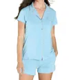 Twelve Eighty Eight Brenda Short Pajama Set In Sky Blue