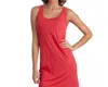 Twelve Eighty Eight Essential Colors Tank Maxi Dress In Coral