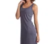 Twelve Eighty Eight Essential Colors Tank Maxi Dress In Light Charcoal