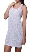 Twelve Eighty Eight Juliette Racerback Chemise In Ash Paisley