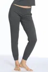 Twelve Eighty Eight Laguna Wide Waistband Joggers In Heather Charcoal