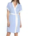 Twelve Eighty Eight Madeleine Short Sleeve Sleeve Robe In Lavender