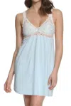 Twelve Eighty Eight Penelope Tank Chemise In Starlight Blue In Blue