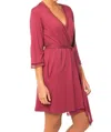 Twelve Eighty Eight Rebecca Elbow Sleeve Robe In Wine