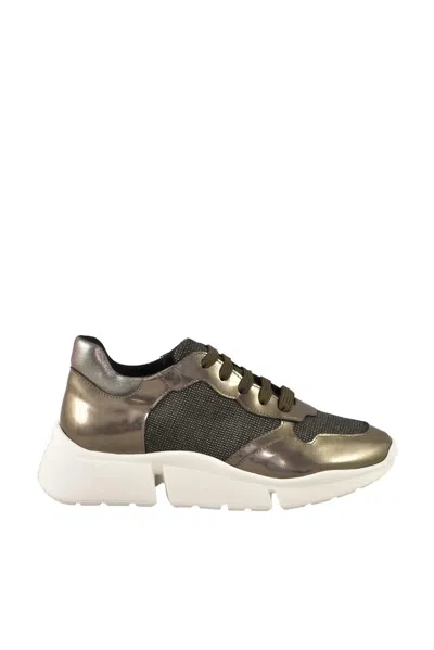 Twelve Style Division Leather/other Fibers Sneakers - Grey In Multi
